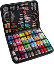 183PCS Premium Sewing Machine Kit, 38 XL Thread Spools Large Sewing Kits for Adu picture