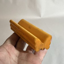 Vintage Translucent Butterscotch Bakelite Butterfly Rod Uncut Old Store Stock picture