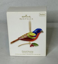 HALLMARK 2012 PAINTED BUNTING THE BEAUTY OF BIRDS ORNAMENT picture