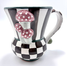 Mackenzie Childs Collectors Series Mug October Edition Toadstool Mushroom New picture