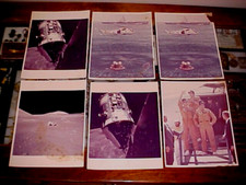 6 SIX 1972 APOLLO 17 Official NASA Blue Letters News Release KODAK 8x10 Photos picture