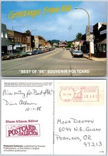Continental Iola KS Main Street Postcard picture