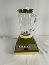 Vintage Sears Insta Blend 14 Speed Avocado Green Blender Tested Works 400.829300 picture