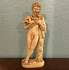 Vintage 1998 JBL Sacred Source Silenus and Infant Dionysus Statue Bacchus Greek picture