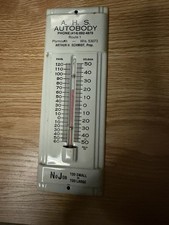 Vintage AHS Auto Body Shop Thermometer Plymouth, Wi picture