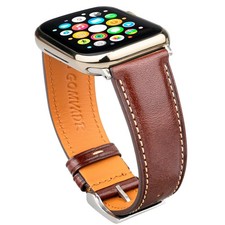 Gomvadr Leather Bands Compatible Apple Watch Band 49mm Ultra, Replacement Band picture