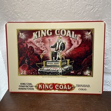 Trinidad Colorado Reproduction King Coal Cigars Advertising Sign picture
