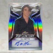 R.J. Mitte 2023 Leaf Pop Century autograph /30 Breaking Bad Walter White Jr. picture