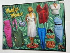 Vintage 1997 Caryco Marilyn Monroe Classic Magnetic Dress Up Paper Doll Set picture