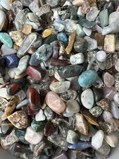 10kg Mixed Crystal Chips Gemstone Tumble stone Gemstones Bulk Wholesale Job Lot picture