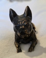 VTG.Souvenir Metal French Bulldog-Bronze Finish Mt. Utsayantha (Catskill Mt. NY) picture
