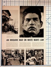 1959 Iroquois Six Nations Ohsweken Ontario War Magazine Page RCMP picture