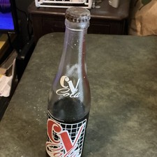 Vintage CV Cola Clear Glass Soda Bottle 10 fl oz NuGrape Bottling Newton NC 1/2F picture