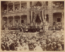 Hawaii Annexation Historic 1898 Iolani History Honolulu Vintage Davey Photo picture
