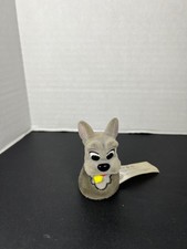 DISNEY FURRYTALE LADY & THE TRAMP JOCK FLOCKED 2.5” PLUSH FIGURE (DIS926) picture