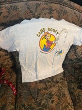 Vintage 1992 Disney Family Picnic Camp Goofy T Shirt Large USA Made Hanes Beefy picture