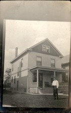 Norwood Ohio OH House Portrait c1900s-10s Real Photo Vintage Postcard bhn picture