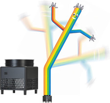 6Ft Rainbow Inflatable Tube Dancing Man with Blower picture