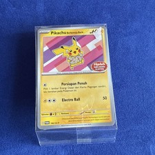 Pokémon TCG Pikachu Promo Berkemeja Batik #190 S&V Promo Factory Sealed picture
