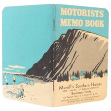1941 Bradenton Florida Murrill's Real Estate Advertising Memo Book WWII Era picture