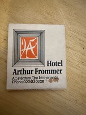 Hotel Arthur Frommer Match Book Unstruck picture