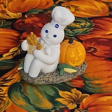 The Danbury Mint October Pillsbury Dough Boy w/Jack-O-Lantern 1997 Pillsbury Co picture
