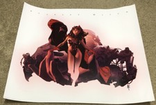 Adam Hughes SIGNED 2006 Upper Deck Scarlet Witch Avengers Marvel Comic Art Print picture