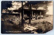 1919 Mess Hall Camp Moosilauke Pike New Hampshire NH RPPC Photo Antique Postcard picture