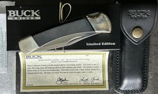 2008 BUCK 110 Custom Shop BCCI Limited Edition Set BG-42 Steel G10 Micarta 1/200 picture