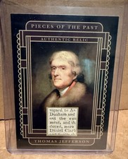 Pieces of the Past Authentic Relic Thomas Jefferson SR-TJ2 Non-Sport Card picture