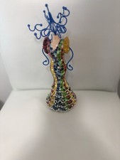 Barcino 2008 Multicolor Mosaic Dress Form Mannequin Figurine Resin/Metal picture