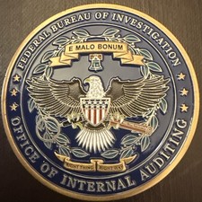 FBI HQ Office Of Internal Auditing Challenge Coin picture