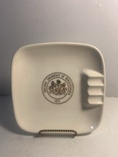 Vintage INDIANA University of PENNSYLVANNIA Ceramic ASHTRAY picture