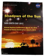 NASA Sun-Earth Day 2012 Transit Of Venus Memorabilia w/Transit Poster picture
