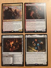 Rare Dwarf Bundle x4 - An Unexpected Party Fili Dain Dwalin MTG The Hobbit - NM picture