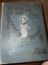 Antique Book 'Songs That Never Die 1873 Illust; Decorative Binding picture