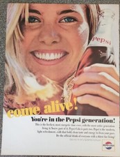 PEPSI Cola ~ Vintage ~ 1964 ~ Classic ~ Life Magazine Advertising ~ 11