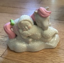 Dept 56 Snow Babies My Little Pony 'Good Night, Snuzzle' Hasbro Figurine New NIB picture