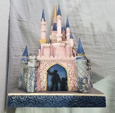 SIGNED Disney Traditions Cinderella Castle Jim Shore 50th Anniversary WDW  picture