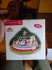 VTG DEPT 56 Carnival Twirling Tea Cups Light Motion Animated Village Piece 53803 picture