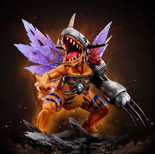 Phoenix Studio Digimon Metal Greymon Model Resin in stock H31cm Painted Anime picture
