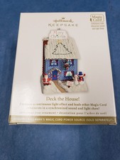 Hallmark Keepsake 2012 Deck The House Christmas Ornament Magic Light & Sound picture
