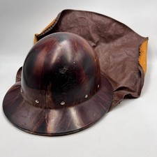 Vintage Soviet Firefighter Helmet USSR Fiberglass 1.25 lbs (565 g) picture