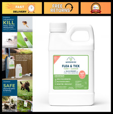 Natural Flea & Tick Spray Concentrate for Yard & Garden - Kills Mosquitoes & Ins picture