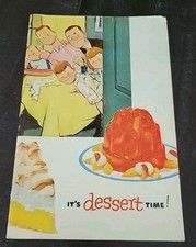 Vintage General Foods Jell-O It’s Dessert Time Cookbook 1953 Booklet Ideas picture
