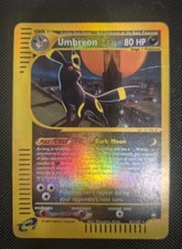 Reverse Pokemon Umbreon 41/147 Acquapolis ENG 2002 PV 80 Dark Holo picture