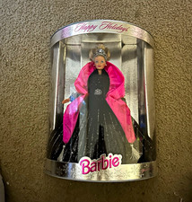 Hallmark Keepsake Barbie Happy Holidays Ornament 1998 Boxed 8in Figurine picture