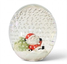 Rare Joe St. Clair Santa Claus Sulfide Paperweight Stamped Joe St. Clair picture