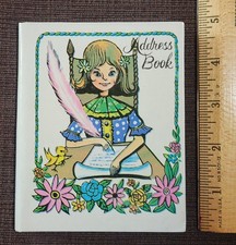 Vintage NOS Unused 1960s Mod Girl Pocket Address Book picture