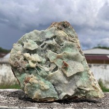 763 Grm Sparkling GARNIERITE Cluster - Indonesia Garnierite For Stone Collector picture